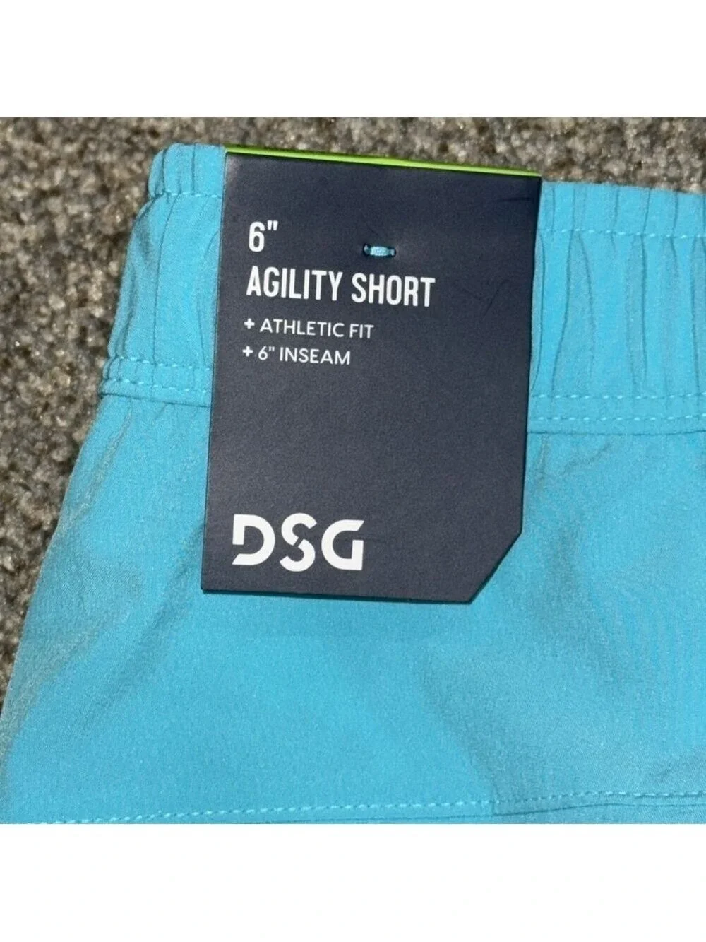 NWT DSG Men's Agility Woven Shorts Aqua Blue Size XXL